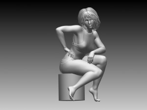 Woman 3D 프린트 모델