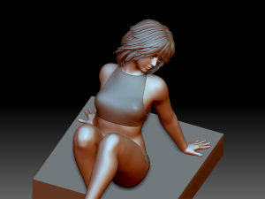 Woman Modelo de Impressão 3D