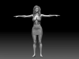 Woman 3D Print Model