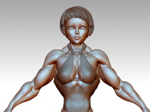 Costruttore di corpo della donna Modello di stampa 3D