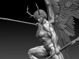 Angel 3D Print Model