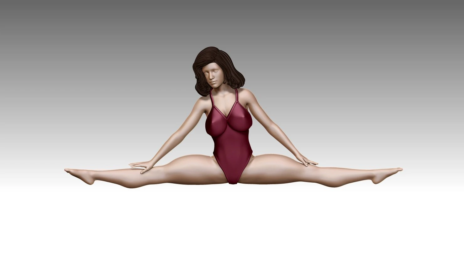 Woman 3D Print Model .c4d .max .obj .3ds .fbx .stl .blend 