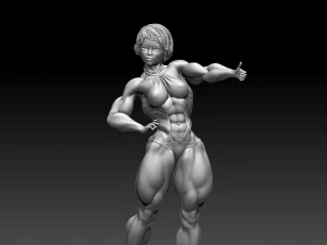 여성 3D 프린트 모델