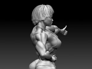 여성 3D 프린트 모델