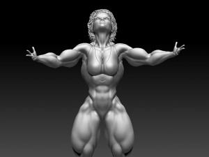 Woman 3D Print Model