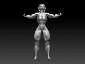 Woman 3D 打印模型