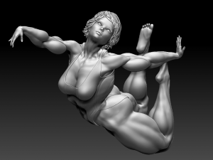 Woman 3Dプリントモデル