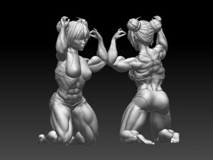 Woman 3D-Druckmodell