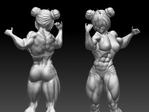 Woman 3D 打印模型