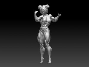 Woman 3Dプリントモデル