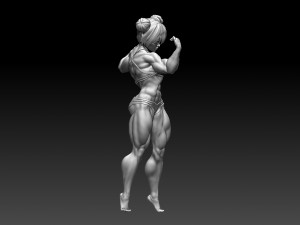 Woman 3Dプリントモデル