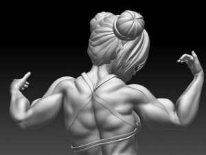 Woman 3Dプリントモデル
