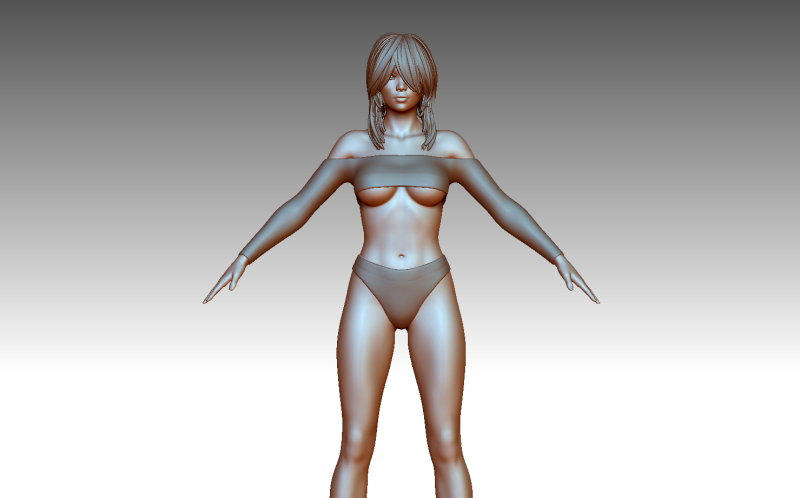 Woman 3D 打印模型 .c4d .max .obj .3ds .fbx .stl .blend