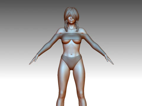 Woman 3D Print Model