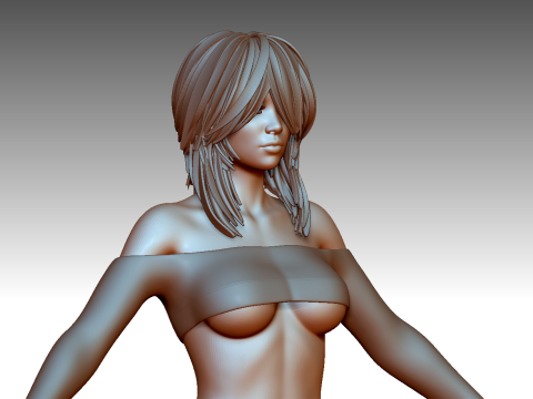 Woman 3D 打印模型