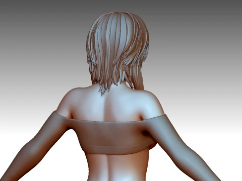 Woman 3D Print Model