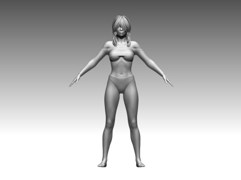 Woman 3D 打印模型