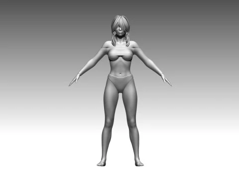 Woman 3D Print Model