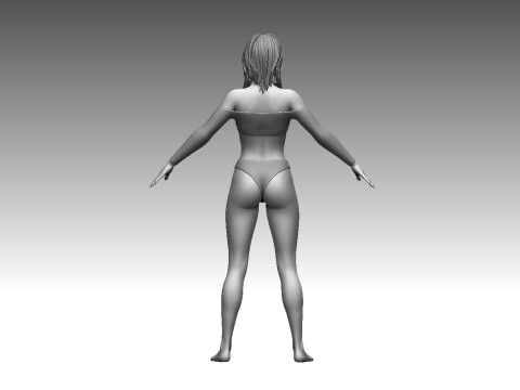 Woman 3D 打印模型