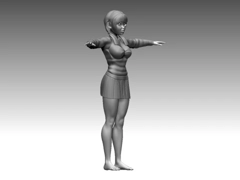 Woman 3D Print Model