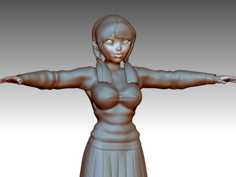 Woman 3D Print Model
