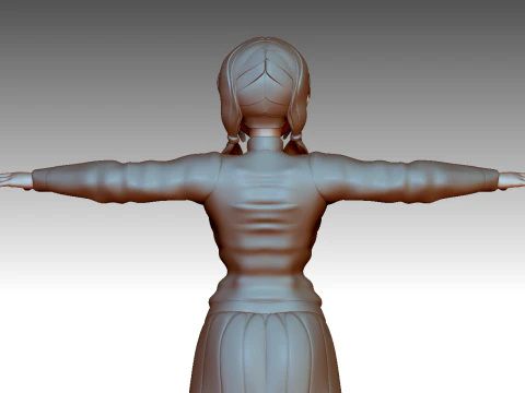 Woman 3D Print Model
