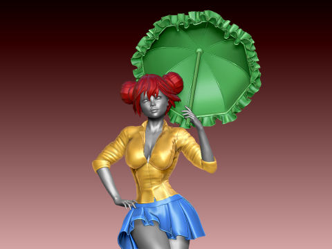 Woman 3D Print Model