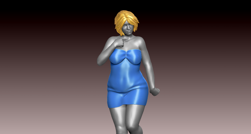 Woman Model do druku 3D .c4d .max .obj .3ds .fbx .stl .blend
