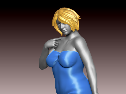 Woman Model do druku 3D