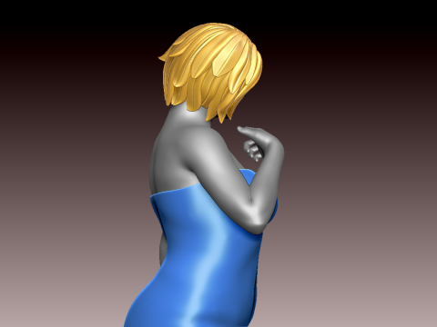 Woman Model do druku 3D