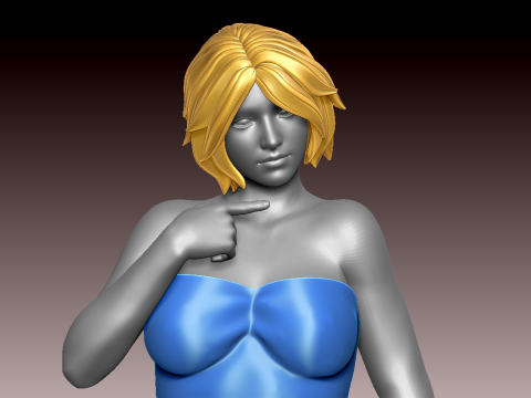Woman Model do druku 3D