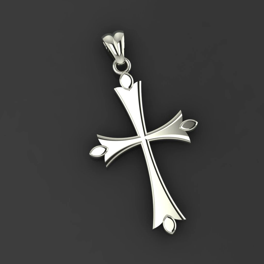 CROSS STYLE PENDANT MODEL 3D Print Model .c4d .max .obj .3ds .fbx .stl .blend 