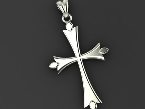CROSS STYLE PENDANT MODEL Modello di stampa 3D