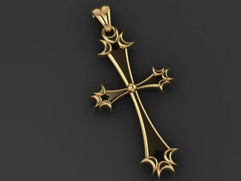 CROSS STYLE PENDANT MODEL 3D Print Model
