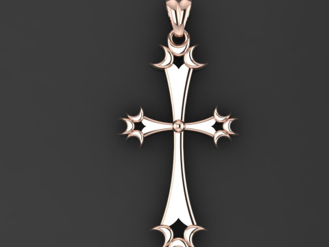 CROSS STYLE PENDANT MODEL 3D 打印模型