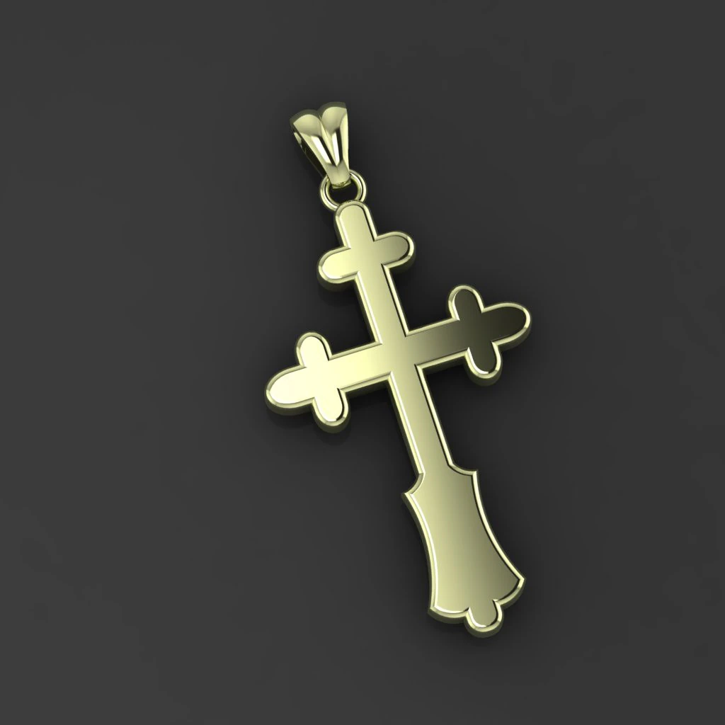 CROSS STYLE PENDANT MODEL 3D Print Model .c4d .max .obj .3ds .fbx .stl .blend 
