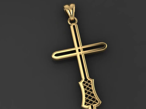 CROSS STYLE PENDANT MODEL 3D Print Model