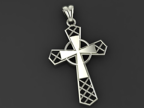 CROSS STYLE PENDANT MODEL 3D 프린트 모델