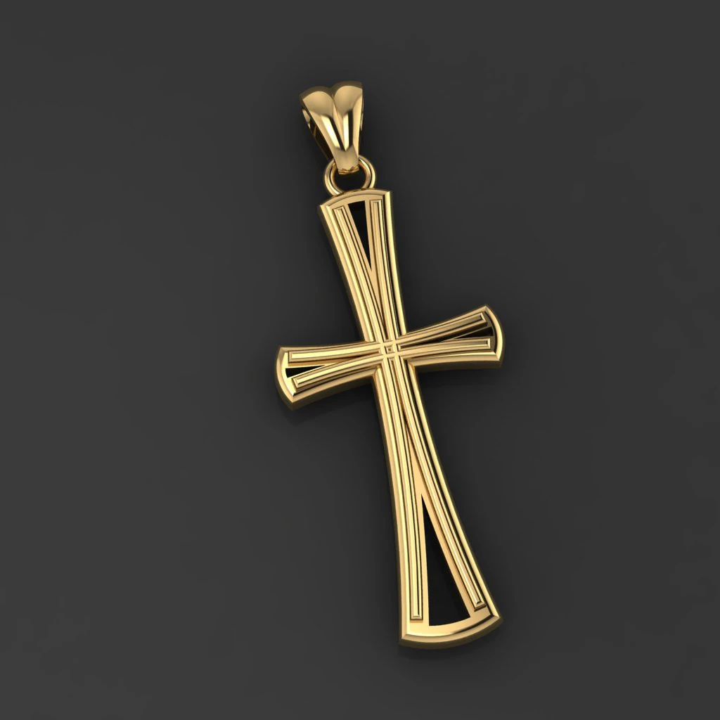 CROSS STYLE PENDANT MODEL 3D Print Model .c4d .max .obj .3ds .fbx .stl .blend 