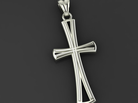 CROSS STYLE PENDANT MODEL 3D 프린트 모델