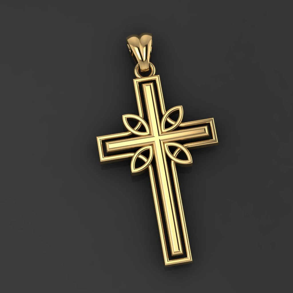 CROSS STYLE PENDANT MODEL 3D Print Model .c4d .max .obj .3ds .fbx .stl .blend 