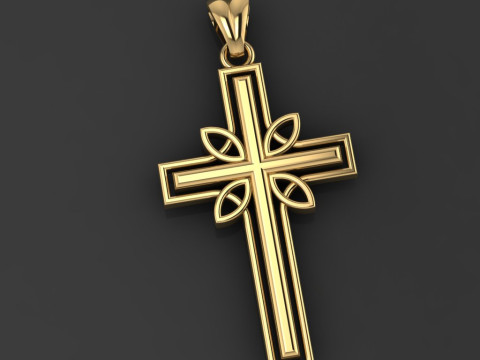 CROSS STYLE PENDANT MODEL Modello di stampa 3D