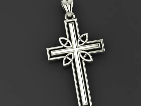 CROSS STYLE PENDANT MODEL 3D Print Model