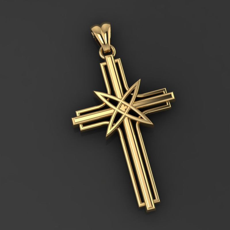 CROSS STYLE PENDANT MODEL Modello di stampa 3D .c4d .max .obj .3ds .fbx .stl .blend