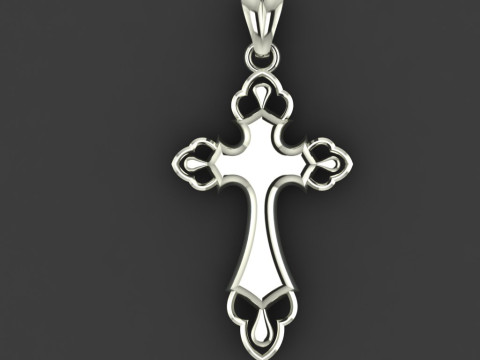 CROSS STYLE PENDANT Modello di stampa 3D