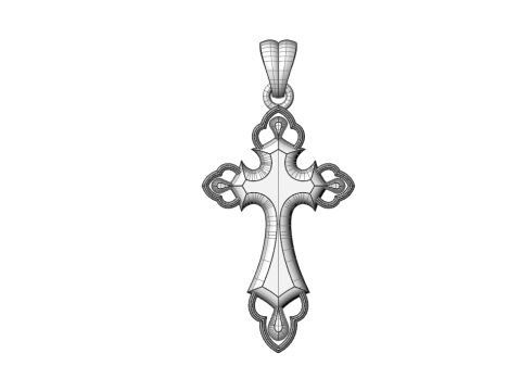 CROSS STYLE PENDANT Modello di stampa 3D