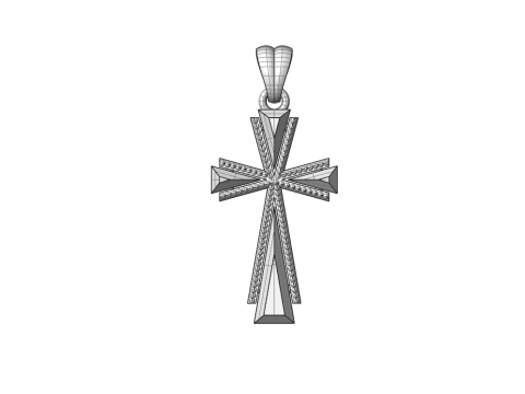 CROSS STYLE PENDANT Modèles 3D en vedette