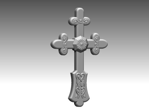 CROSS STYLE PENDANT Modello di stampa 3D