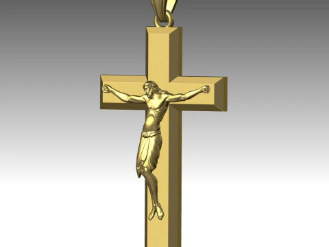 PINGENTE ESTILO CRUZADO Modelo de Impressão 3D