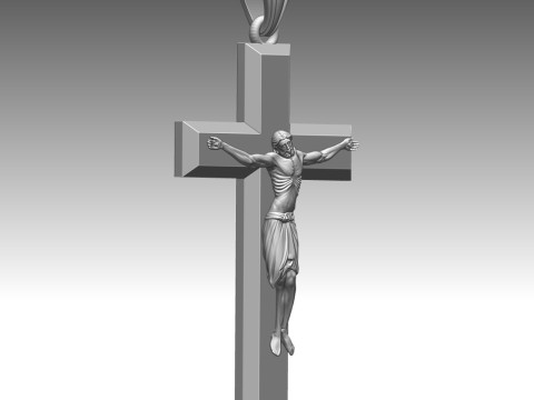 CROSS STYLE PENDANT Model Cetak 3D